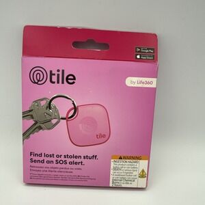 Tile Bluetooth Tracker Key Finder - Pink